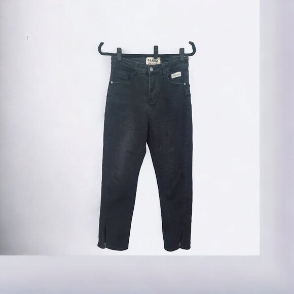 Darimi Jeans Womens Size L  jeans have a straight-leg cut with stylish slits - Picture 10 of 12